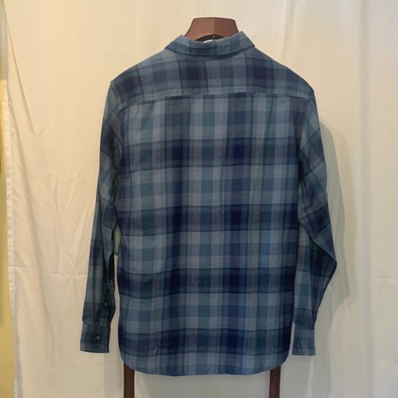 Marmot Men Fairfax Novelty Lightweight Flannel Shirt Large NWT Arctic Navy - Picture 3 of 12